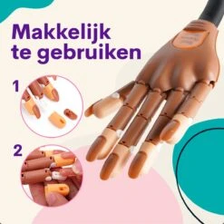 Merkloos Oefenhand Voor Nagels - Nailtrainer - Nagel Oefenhand - Compleet Acryl Nagels Starterpakket -Nagelverzorging Winkel 1200x1200 1128