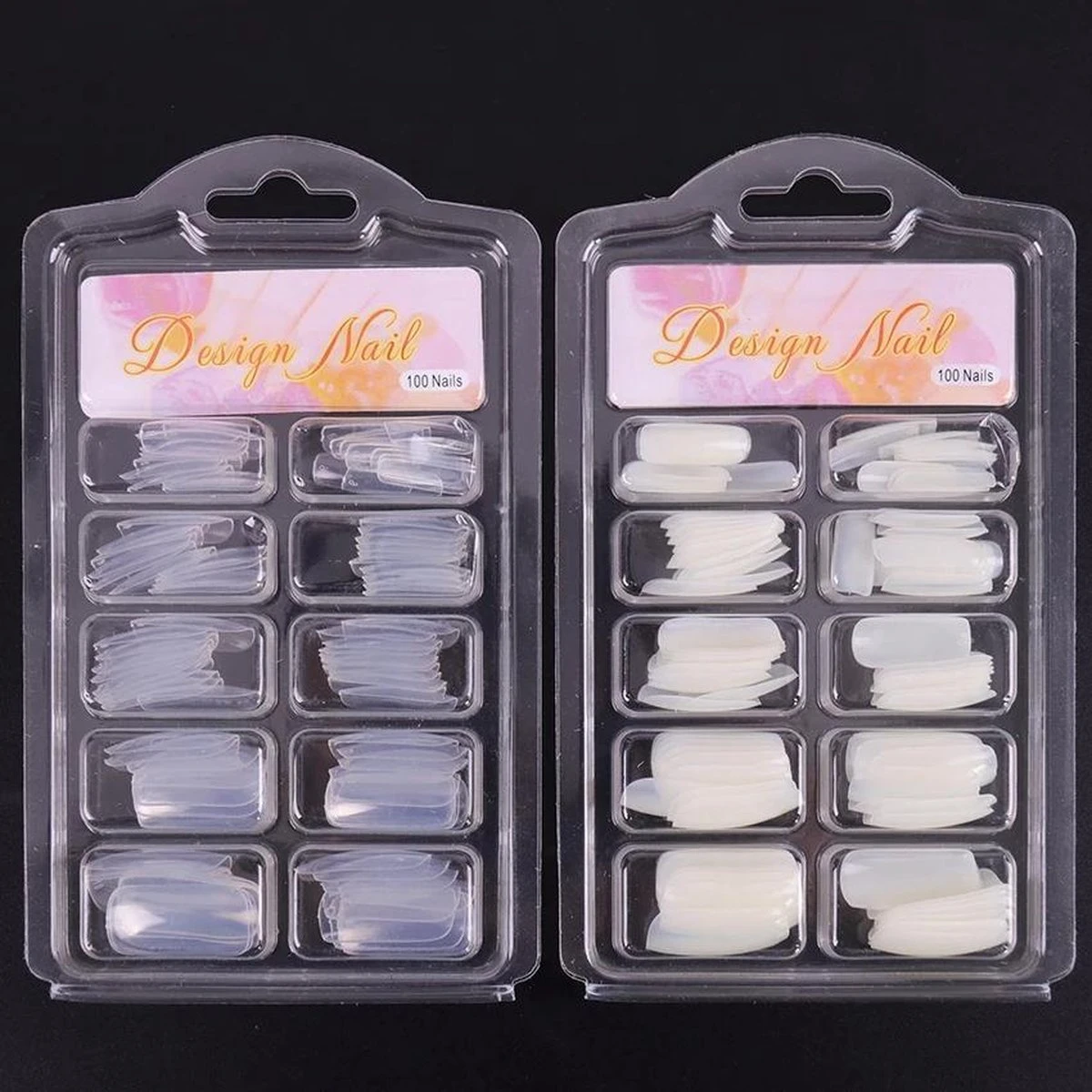 LOUZIR Nageltips Set - Transparant - 100 Stuks Transparant - French Nail Art Acryl Nagels En Gelnagels 8 LOUZIR Nageltips Set - Transparant - 100 Stuks Transparant - French Nail Art Acryl Nagels En Gelnagels - Afbeelding 8