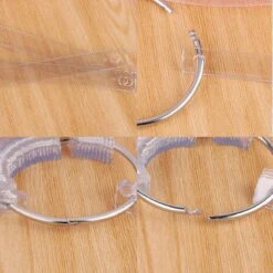 Merkloos 50 Stuks - Nagellak Kleuren Display Waaier- Ovaal - Professionele Nail Art Test Nagels - Nail Swatch Sticks - Met Ring - Nail Art Polish Oefendisplay - Nail Sample Sticks - Nagel Praktijk Kleur Display Nagellak Board - Afgerond - Transparant -Nagelverzorging Winkel 1200x1200 1160