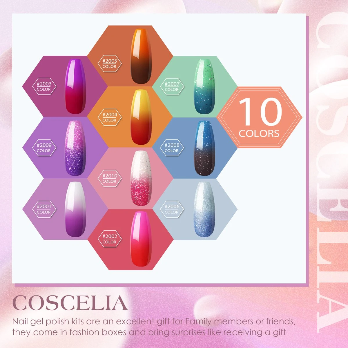 Polygel- Nagellak- 10 KLEUREN SET - 7 ML - Polygel Nagels - Polygel Kleuren 5 Polygel- Nagellak- 10 KLEUREN SET - 7 ML - Polygel Nagels - Polygel Kleuren - Afbeelding 5