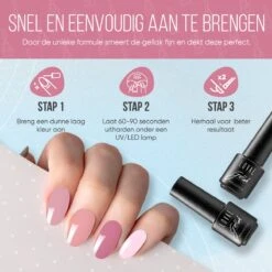 Lovae Cosmetics Gellak - 6-delige Set - Gel Nagellak - Pink Fashion - Gellac - 8ML -Nagelverzorging Winkel 1200x1200 133