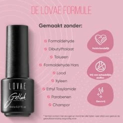 Lovae Cosmetics Gellak - 6-delige Set - Gel Nagellak - Pink Fashion - Gellac - 8ML -Nagelverzorging Winkel 1200x1200 136