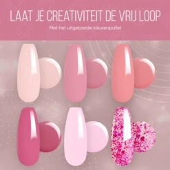 Lovae Cosmetics Gellak - 6-delige Set - Gel Nagellak - Pink Fashion - Gellac - 8ML -Nagelverzorging Winkel 1200x1200 138