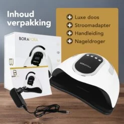 BoraPora Professionele Nageldroger - 280 Watt UV LED Lamp Nagels - 66 Leds - Nagel UV Lamp - Gellak Lamp - Nagellamp - Nagellamp Led - Nagellamp Voor Gel Nagellak - Nagellamp Led Uv - Nagellamp Uv - Nagellamp Gelnagels - Gellak - Nageldroger -Nagelverzorging Winkel 1200x1200 290