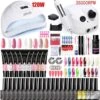 Merkloos Gellak Startespakket - Professioneel- Gellak - Gellak Lamp - Lamp 120W - Nagelpolijstmachine 35000 RPM - Pedaalbesturing - Nageldroger Met LED - Acryl Nagel - Gellak Set - Gellak Remover - 12 Kleuren Polygel