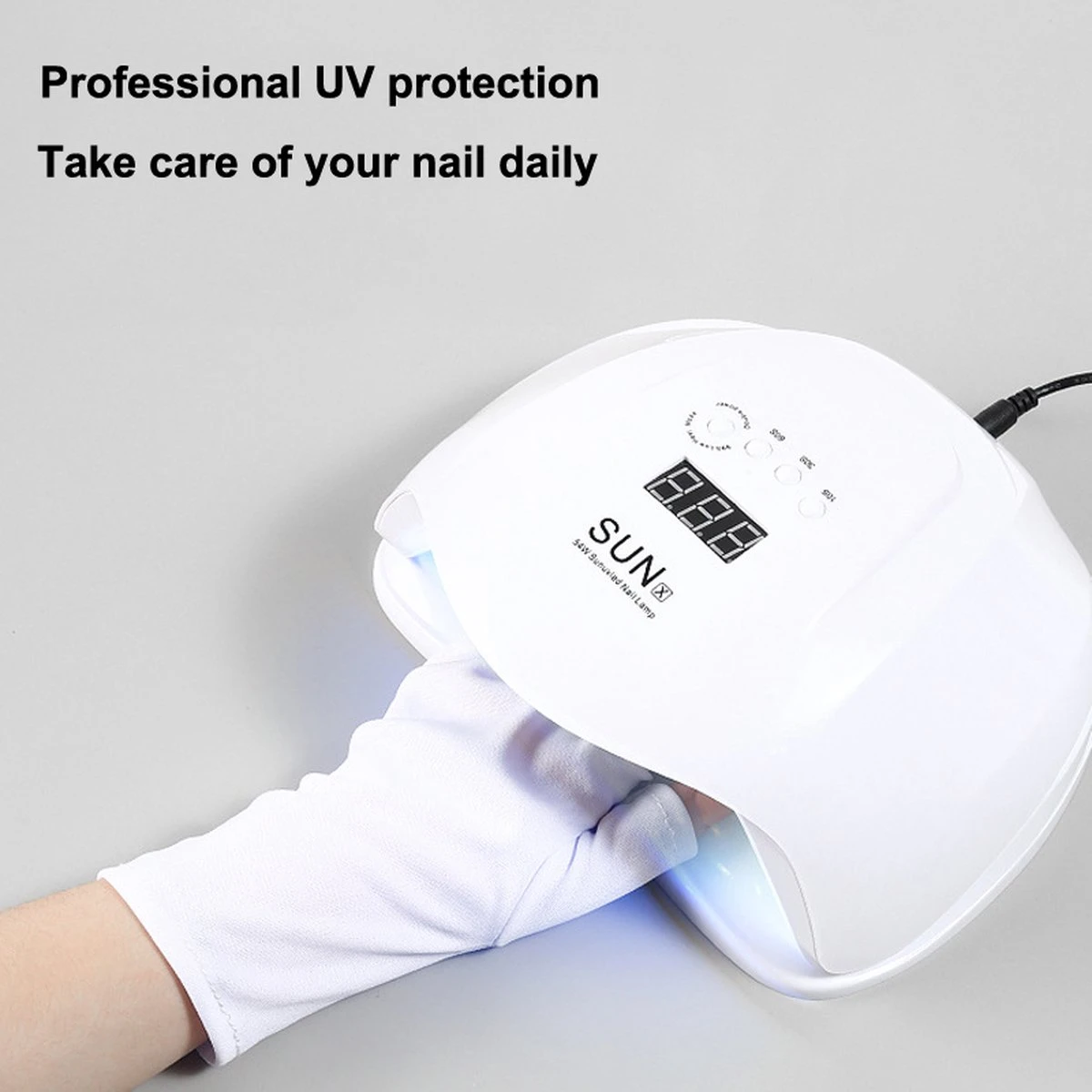 Anti | UV | Stralings Beschermings | Handschoenen | UV Lamp | UV Handschoenen| Nageldrogerlamp | Manucure | Gel Nagels 2 Anti | UV | Stralings Beschermings | Handschoenen | UV Lamp | UV Handschoenen| Nageldrogerlamp | Manucure | Gel Nagels - Afbeelding 2