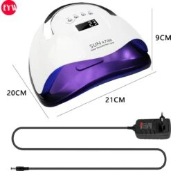 Nageldroger - Nageldrogers - 80 Watt UV LED Lamp Nagels - 45 Leds - Nagellak Droger - UV LED Lamp - Nagellamp - Nail Dryer - Nageldroger Voor Gel Nagellak - Gewone Nagellak - Wit 16 Nageldroger - Nageldrogers - 80 Watt UV LED Lamp Nagels - 45 Leds - Nagellak Droger - UV LED Lamp - Nagellamp - Nail Dryer - Nageldroger Voor Gel Nagellak - Gewone Nagellak - Wit -Nagelverzorging Winkel 1200x1200 319
