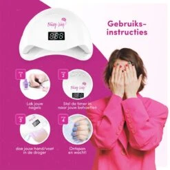 TheBeautyWay Nageldroger - Voor Gelnagels - Geschikt Voor Elke Nagel Gellak - 24 LEDs 12 TheBeautyWay Nageldroger - Voor Gelnagels - Geschikt Voor Elke Nagel Gellak - 24 LEDs -Nagelverzorging Winkel 1200x1200 335