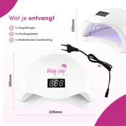 TheBeautyWay Nageldroger - Voor Gelnagels - Geschikt Voor Elke Nagel Gellak - 24 LEDs 15 TheBeautyWay Nageldroger - Voor Gelnagels - Geschikt Voor Elke Nagel Gellak - 24 LEDs -Nagelverzorging Winkel 1200x1200 338