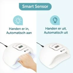 ForDig 80W Professionele Nageldroger Voor Gel Nagels - Nagellak Droger Met UV LED Lamp En Timer Voor Gelnagels - Nageldrogerlamp Met 45 LED Lampjes Voor Nagel Gellak - Geschikt Voor Manicure En Pedicure - Nagellakdroger Hard Gelpolish Builder -Nagelverzorging Winkel 1200x1200 339