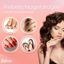 Rebela | Nageldroger | Gelnagels | GEL UV LED Nail Lamp 168w | UV Lamp Gelnagels | Led Nagellamp | Nageldroger | Wit -Nagelverzorging Winkel 1200x1200 344