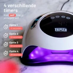 Triple J® UV Lamp Gelnagels - Nageldroger - Nagellamp - Automatische Timer - 36 LEDs - Wit 13 Triple J® UV Lamp Gelnagels - Nageldroger - Nagellamp - Automatische Timer - 36 LEDs - Wit -Nagelverzorging Winkel 1200x1200 375
