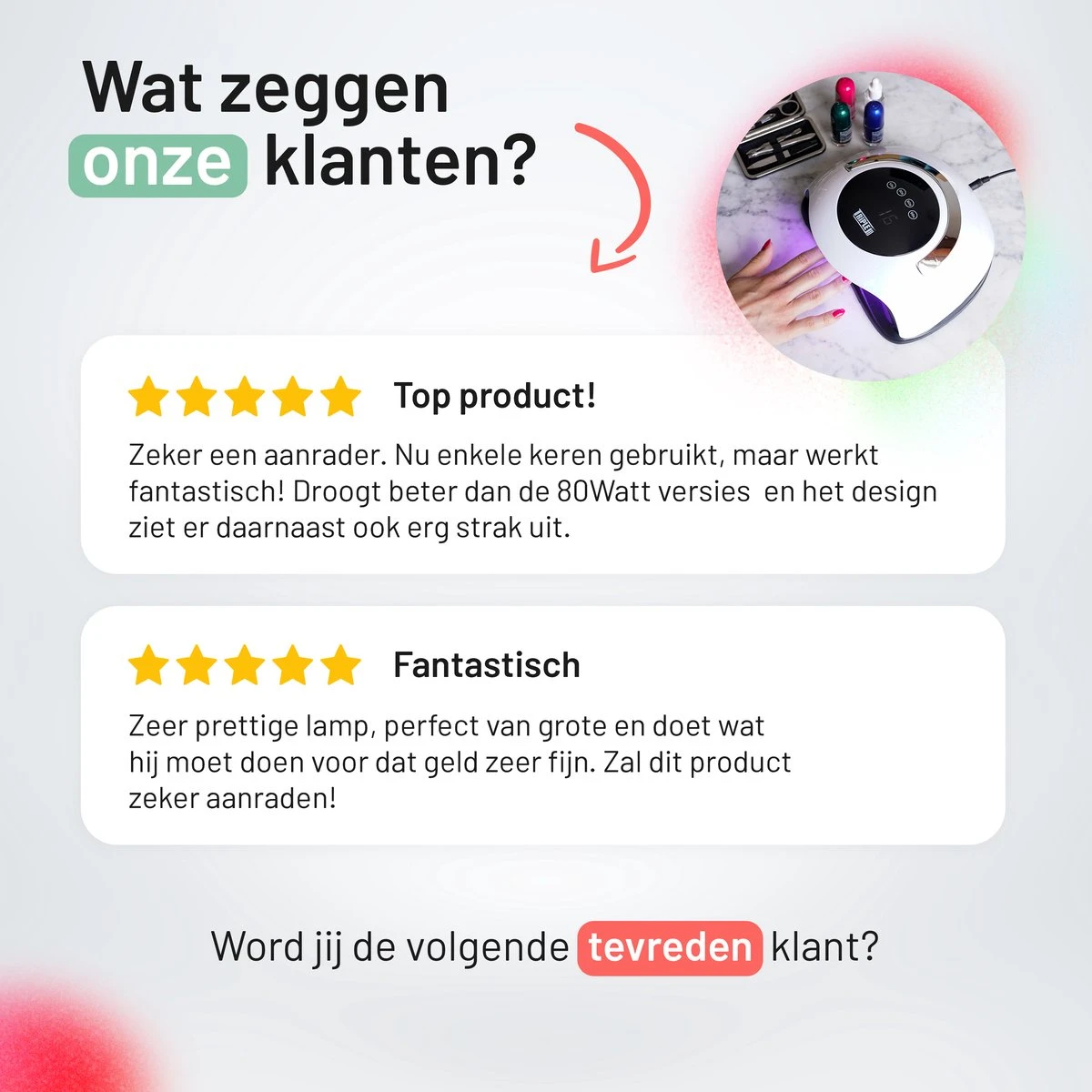 Triple J® UV Lamp Gelnagels - Nageldroger - Nagellamp - Automatische Timer - 36 LEDs - Wit 10 Triple J® UV Lamp Gelnagels - Nageldroger - Nagellamp - Automatische Timer - 36 LEDs - Wit - Afbeelding 10