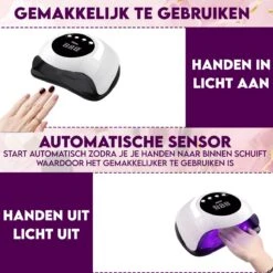 Maxi Nageldroger Pro - 168W - Uv Lamp - Nageldroger Lamp - Nageldroger Voor Gelnagels - Geschikt Voor Elke Nagel Gellak -Nagelverzorging Winkel 1200x1200 394