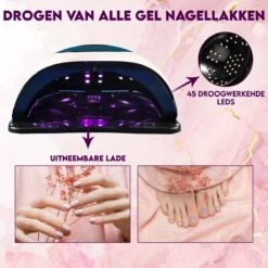 Maxi Nageldroger Pro - 168W - Uv Lamp - Nageldroger Lamp - Nageldroger Voor Gelnagels - Geschikt Voor Elke Nagel Gellak -Nagelverzorging Winkel 1200x1200 395