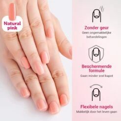 Miss Jules® Polygel Kit - 30 Ml Natural Pink - Polygel Nagels Starterspakket – Polygel Set Incl. Instructievideo (NL) – Polygel Starters Kit -Nagelverzorging Winkel 1200x1200 441