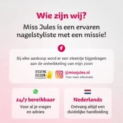 Miss Jules® Polygel Kit - 30 Ml Natural Pink - Polygel Nagels Starterspakket – Polygel Set Incl. Instructievideo (NL) – Polygel Starters Kit -Nagelverzorging Winkel 1200x1200 443