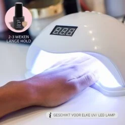 Miss Jules - Complete Gellak Starterspakket - Kleur Nude Roze Glitter - Glanzend & Dekkend Resultaat - Inclusief UV/LED Lamp & Instructievideo (NL) -Nagelverzorging Winkel 1200x1200 473