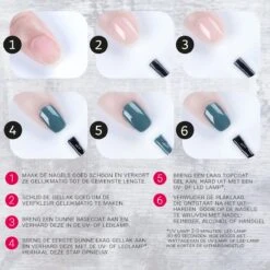 Miss Jules - Complete Gellak Starterspakket - Kleur Nude Roze Glitter - Glanzend & Dekkend Resultaat - Inclusief UV/LED Lamp & Instructievideo (NL) -Nagelverzorging Winkel 1200x1200 474