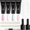 Lovae Cosmetics Polygel - Polygel Kit - Nagels Starterspakket - Nageltips - Builder Gel - Set Van 4 Kleuren - 4 X 30 Gr