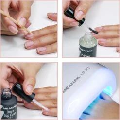 Méanail - Gellak – Led Lamp 48w - Gellak Starterspakket - Gel Nagellak - Basic Nude -Nagelverzorging Winkel 1200x1200 570