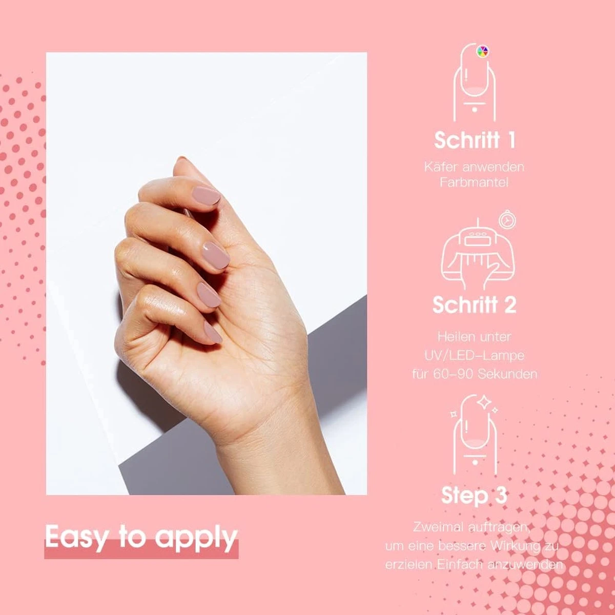 Gellak Starterspakket - 6 Kleuren - UV Lamp 48W - Gellak - Gel Nagellak - Gellak Set 8 Gellak Starterspakket - 6 Kleuren - UV Lamp 48W - Gellak - Gel Nagellak - Gellak Set - Afbeelding 8