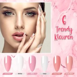 Luneya Polygel Kit - 6 Kleuren - Polygel Nagels Starterspakket - Tasje - Incl. UV LED Lamp 18 Luneya Polygel Kit - 6 Kleuren - Polygel Nagels Starterspakket - Tasje - Incl. UV LED Lamp -Nagelverzorging Winkel 1200x1200 593