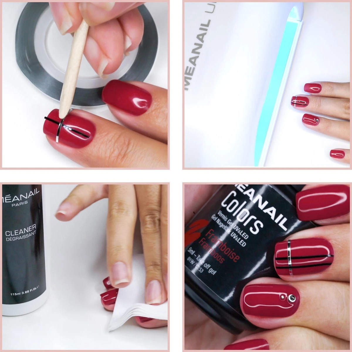 Gellak - MEANAIL® KIT Deluxe - Led Lamp 48 Watt - 3 Kleuren Gelnagellak 2 Gellak - MEANAIL® KIT Deluxe - Led Lamp 48 Watt - 3 Kleuren Gelnagellak - Afbeelding 2