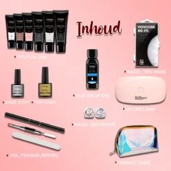 Luneya Polygel Kit - Black Pink Edition - 6 Kleuren - Polygel Nagels Starterspakket - Tasje - Incl. UV LED Lamp 14 Luneya Polygel Kit - Black Pink Edition - 6 Kleuren - Polygel Nagels Starterspakket - Tasje - Incl. UV LED Lamp -Nagelverzorging Winkel 1200x1200 641