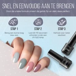 Gellak Starterspakket - Gellak - Gel Nagellak - Gellak Set - 6x8ML Kleuren - Nude Edition - Gellac - Nude Kleuren -Nagelverzorging Winkel 1200x1200 650