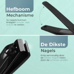 Christian Deluxe® Combo Nagelknipper Set - Zwart - Inclusief Luxe Opberg Etui - Nagelschaar Voor Knippen Van Teennagels En Vingernagels -Nagelverzorging Winkel 1200x1200 696