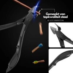 ⭐ATV PERFECTUM Luxe 18-delige - Manicure Set - Zwart Manicureset - Manicure Setje Pedicureset - Nagelschaartje - Nagelknipper – Nagelknipper Set - Manicureset - Manicuresetje -Nagelverzorging Winkel 1200x1200 702