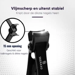 Skeraxo Nagelknipper Tegen Kalknagels – Nagelset Met Nagelvijl – Nageltang - Teennagelknipper -Nagelverzorging Winkel 1200x1200 708
