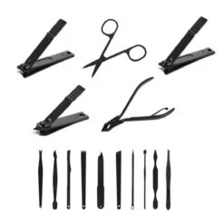 In Round Nagelset 16-delig Met Etui – Manicure Set – Pedicure Set - Staal – Zwart / Rood – Nagelsetje – Nagel Knipper – Nagelknipper – Manicureset – Nagelschaar – Pedicureset – Nagelverzorging – Nageltang – Nail Clipper -Nagelverzorging Winkel 1200x1200 726