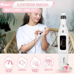 Nolad® Elektrische Nagelvijl - Nagelvijlen - Nagelaccessoires - Wit 15 Nolad® Elektrische Nagelvijl - Nagelvijlen - Nagelaccessoires - Wit -Nagelverzorging Winkel 1200x1200 737