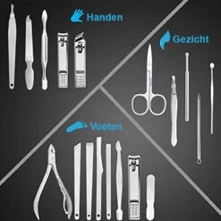 Nagelknipper Set – 18-Delige Pedicure En Manicure Sets Nagelaccessoires – Nagelset – Nagelverzorging Kit – Reisset Zwart 9 Nagelknipper Set – 18-Delige Pedicure En Manicure Sets Nagelaccessoires – Nagelset – Nagelverzorging Kit – Reisset Zwart -Nagelverzorging Winkel 1200x1200 773