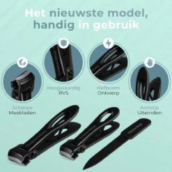 Nagelknipper Set Met Nagelvijl - Nagelset Tegen Kalknagels - Nageltang - Teennagelknipper - Ingegroeide Teennagel - Kalknagel -Schimmelnagel -Nagelverzorging Winkel 1200x1200 782