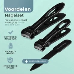 Nagelknipper Set Met Nagelvijl - Nagelset Tegen Kalknagels - Nageltang - Teennagelknipper - Ingegroeide Teennagel - Kalknagel -Schimmelnagel -Nagelverzorging Winkel 1200x1200 784