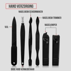 Strex Luxe Manicureset / Pedicureset Met Lederen Opbergetui - 20 Delig - Manicure Set - Pedicure Set - Manicure Sets - Pedicure Sets -Nagelverzorging Winkel 1200x1200 797