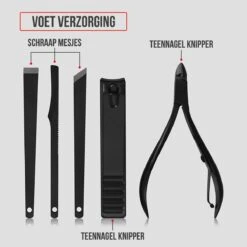 Strex Luxe Manicureset / Pedicureset Met Lederen Opbergetui - 20 Delig - Manicure Set - Pedicure Set - Manicure Sets - Pedicure Sets -Nagelverzorging Winkel 1200x1200 799