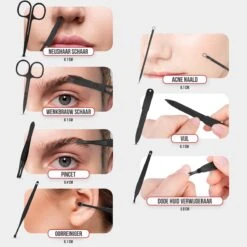 Strex Luxe Manicureset / Pedicureset Met Lederen Opbergetui - 20 Delig - Manicure Set - Pedicure Set - Manicure Sets - Pedicure Sets -Nagelverzorging Winkel 1200x1200 801