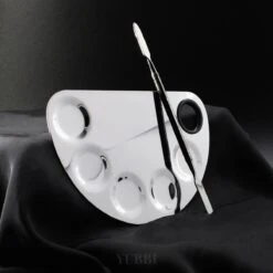 YUBBI™ Professioneel Mixing Palette - Inclusief Spatula - Voor Make Up - Nail Art - Nagellak - Gellak - RVS - Zilver 6 YUBBI™ Professioneel Mixing Palette - Inclusief Spatula - Voor Make Up - Nail Art - Nagellak - Gellak - RVS - Zilver -Nagelverzorging Winkel 1200x1200 812