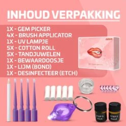 Nince DIY Tooth Gem Kit Hoogwaardig Materiaal - Lichtroze Hart -Nagelverzorging Winkel 1200x1200 824