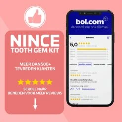 Nince DIY Tooth Gem Kit Hoogwaardig Materiaal - Lichtroze Hart -Nagelverzorging Winkel 1200x1200 829