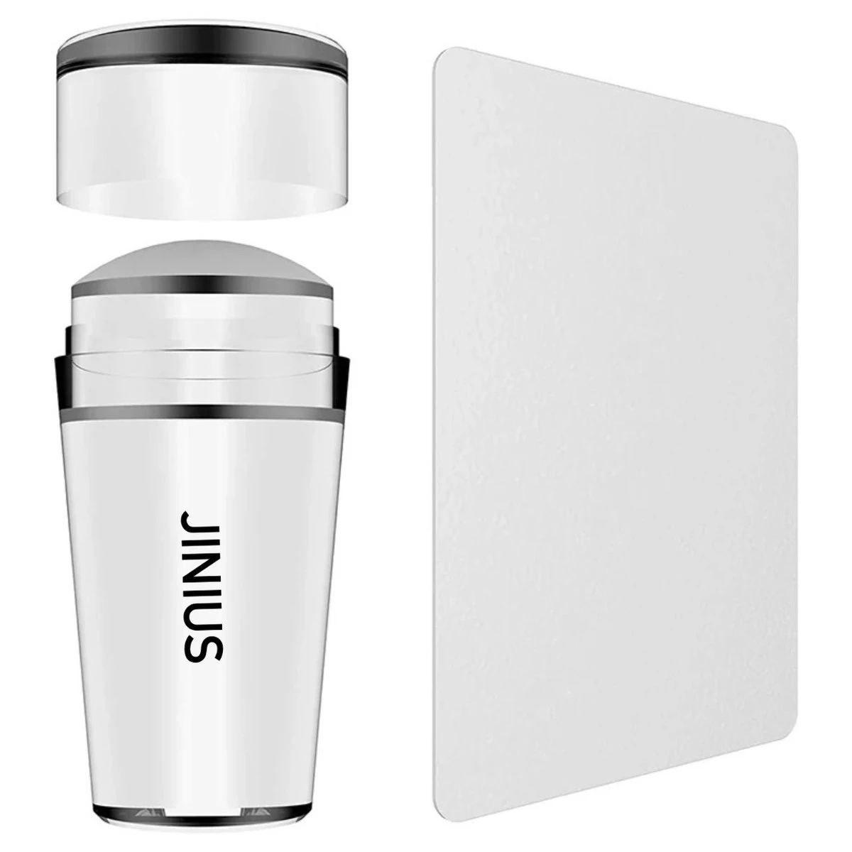 Jinius ® - Nagelstempel - Nagel Stempel - Nailstamp - Nail Stamp - Nagel Kussen - Nagelkussen - Nagelkussentje - Silicone Stempel - French Nails - Doorzichtige Stempel - Enkel 3 Jinius ® - Nagelstempel - Nagel Stempel - Nailstamp - Nail Stamp - Nagel Kussen - Nagelkussen - Nagelkussentje - Silicone Stempel - French Nails - Doorzichtige Stempel - Enkel - Afbeelding 3