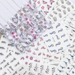 Pakket Van 50 Vellen Met Water Transfer Stickers / Decals - Sparkolia Nagel Styling - Nail Art Velletjes - Nagelstickers -Nagelverzorging Winkel 1200x1200 866