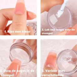 Byama Nagel Stempel - Stempel Set - Nailstamp - Nail Stamp Set - Transparante Jelly Stempel - Nail Art - Nagel Stempel Doorzichtig - Nagel Stempel Silicone - Nagel Kussen - Nagel Stempelplaat - Stempel Nagellak - French Manicure - French Nails - -Nagelverzorging Winkel 1200x1200 881