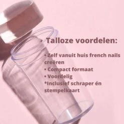 Byama Nagel Stempel - Stempel Set - Nailstamp - Nail Stamp Set - Transparante Jelly Stempel - Nail Art - Nagel Stempel Doorzichtig - Nagel Stempel Silicone - Nagel Kussen - Nagel Stempelplaat - Stempel Nagellak - French Manicure - French Nails - -Nagelverzorging Winkel 1200x1200 882