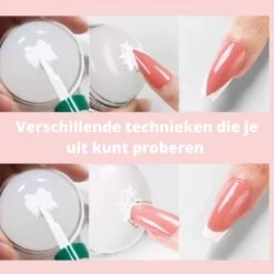 Byama Nagel Stempel - Stempel Set - Nailstamp - Nail Stamp Set - Transparante Jelly Stempel - Nail Art - Nagel Stempel Doorzichtig - Nagel Stempel Silicone - Nagel Kussen - Nagel Stempelplaat - Stempel Nagellak - French Manicure - French Nails - -Nagelverzorging Winkel 1200x1200 884