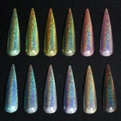 GUAPÀ - Nagel Nail Art Holografische Glitter Poeder - Diverse Kleuren - 12 Stuks -Nagelverzorging Winkel 1200x1200 898